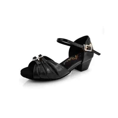 Children's ballroom dancing shoes made of leather A.ba dance 2
