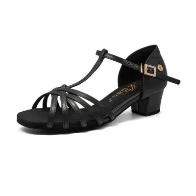 Children's ballroom dancing shoes made of leather A.ba dance 4