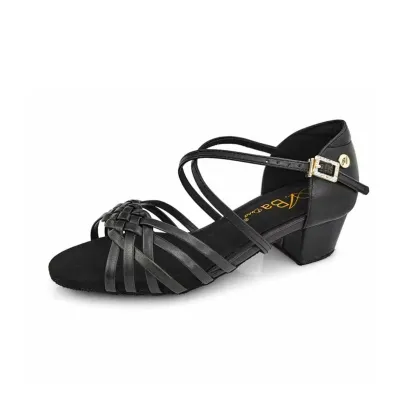 Children's ballroom dancing shoes made of leather A.ba dance 8