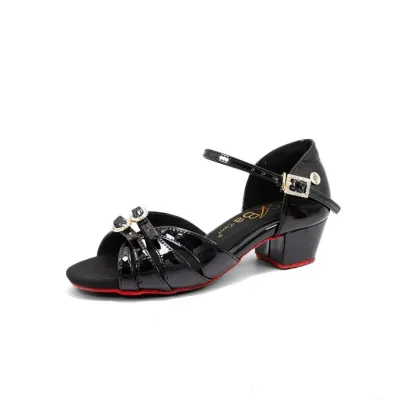 Children's ballroom dancing shoes made of leather A.ba dance 9